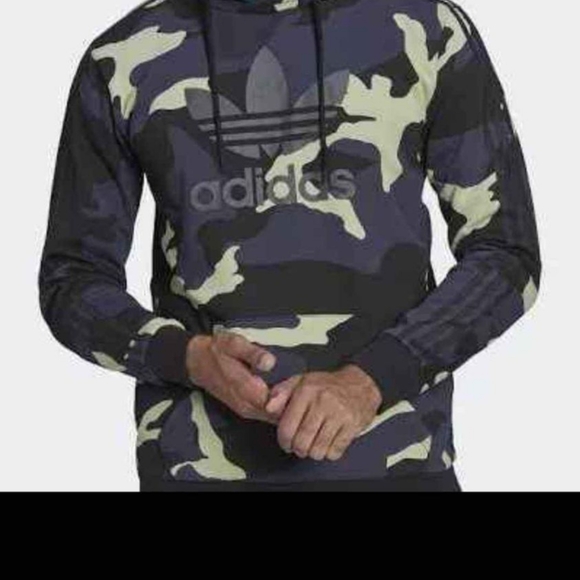 New Adidas Originals Men's Graphics Camo Hoodie Medium - Picture 2 of 4